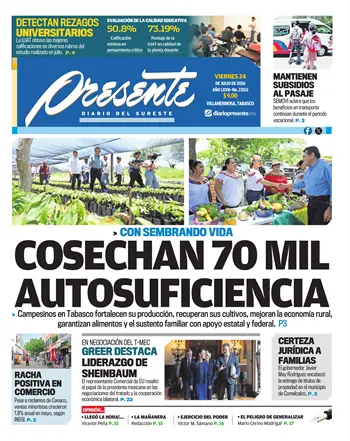 Portada del D&iacute;a Edici&oacute;n Impresa