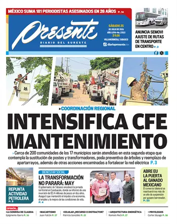 Portada del D&iacute;a Edici&oacute;n Impresa